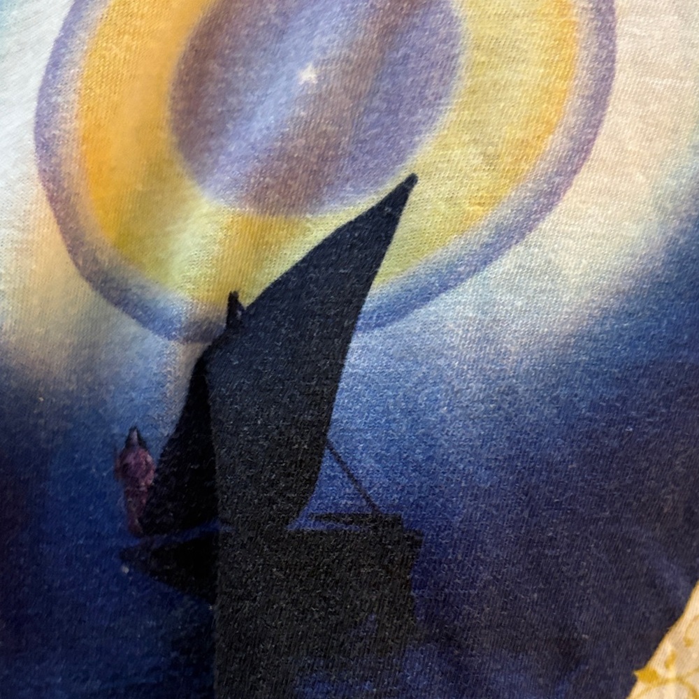 Crew neck Tee with spiritual festival Graphic.Torrance California.Ctton.Medium.